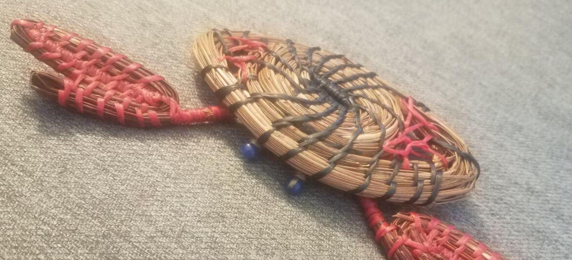 Pine needle Crab effigy